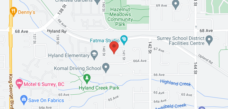 map of 6701 140A STREET